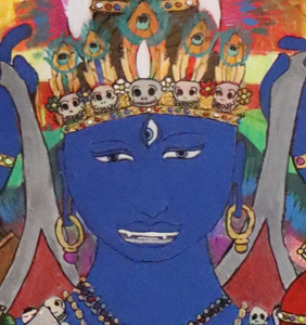 Face of Buddha Heruka - A5 Print